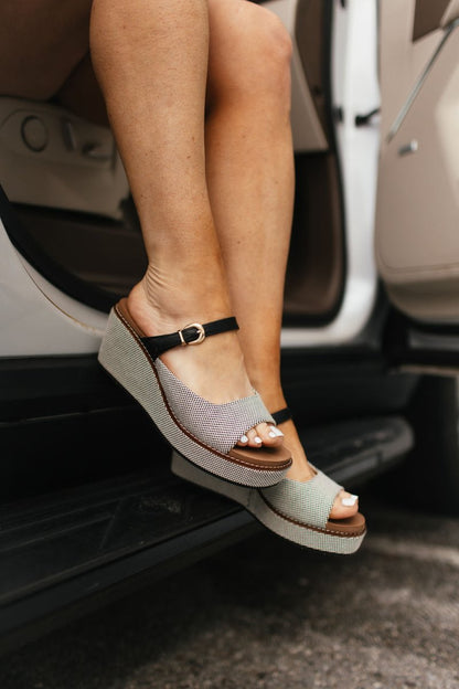 Corky's Black Combo Treat Yourself Wedges - Macoma Boutique302 Wedges & Heels