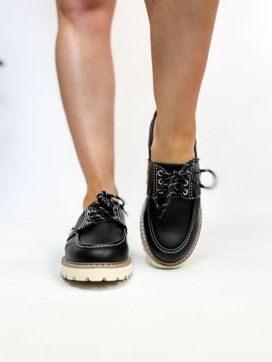 Corky's Black Dockside Shoes - Macoma Boutique301 Sneakers