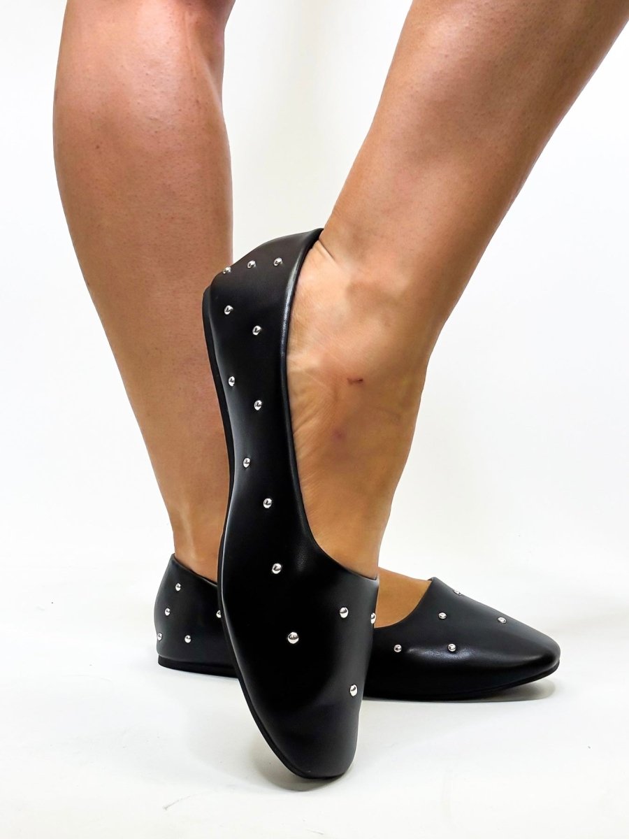 Corky's Black Don't Be Rude Flats - Macoma Boutique305 Flats