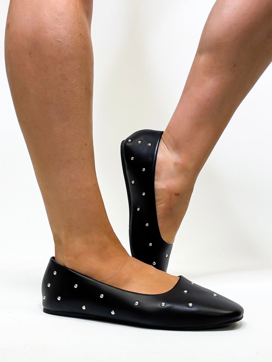 Corky's Black Don't Be Rude Flats - Macoma Boutique305 Flats