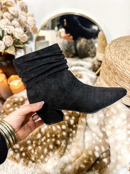 Corky's Black Faux Suede Addicted Boots - Macoma Boutique303 Mules & Boots