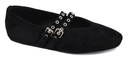 Corky's Black Faux Suede All Eyes On Me Flats - Macoma Boutique305 Flats