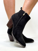 Corky's Black Faux Suede High Standards Boots - Macoma Boutique303 Mules & Boots