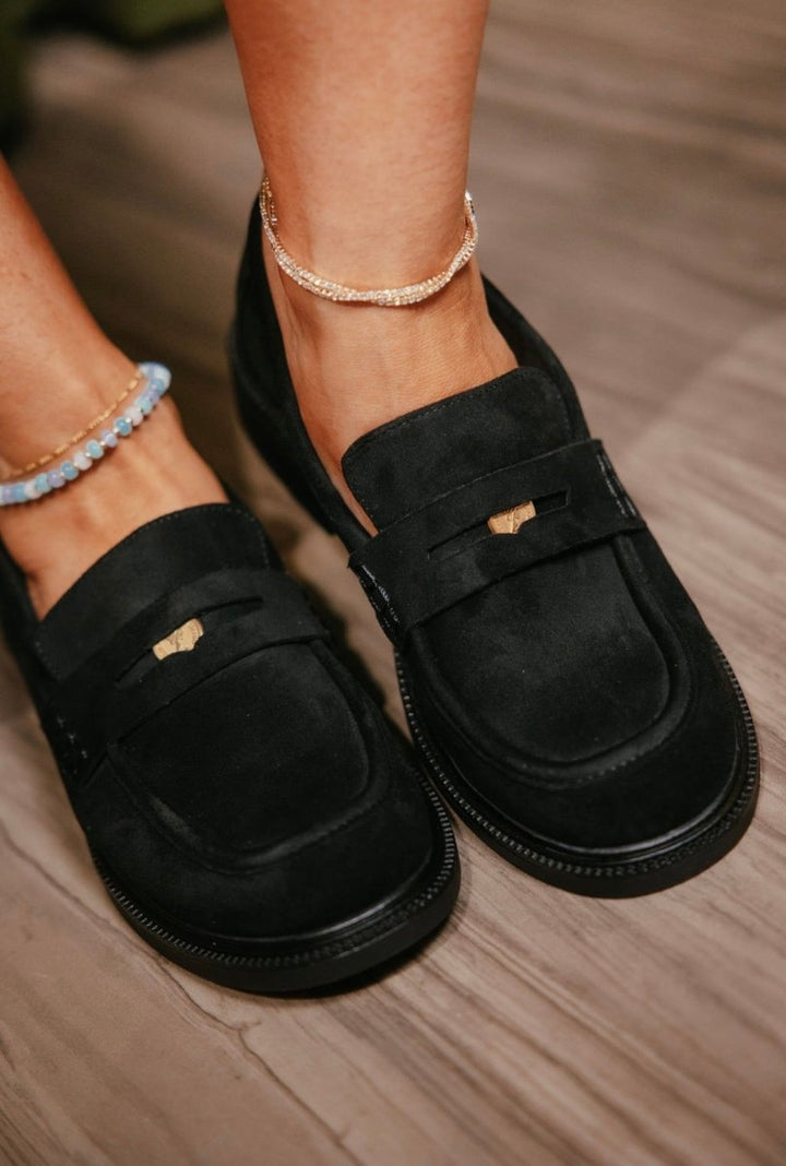 Corky's Black Faux Suede Pretty Please Mules - Macoma Boutique303 Mules & Boots