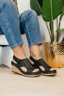 Corky's Black For Keeps Sandals - Macoma Boutique302 Wedges & Heels