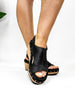 Corky's Black For Keeps Sandals - Macoma Boutique302 Wedges & Heels