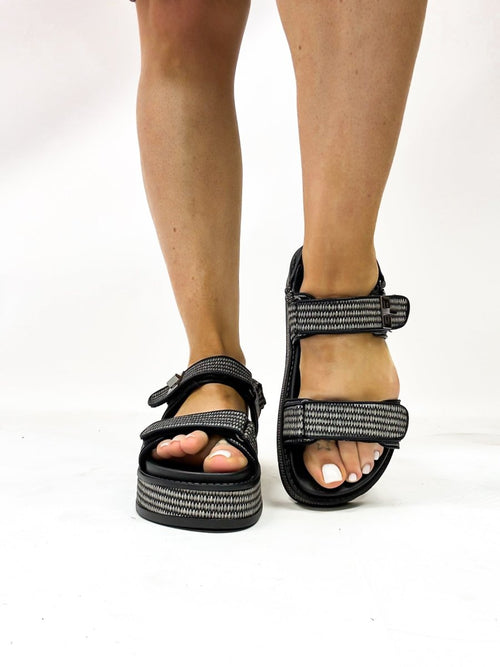 Corky's Black Go For It Sandals - Macoma Boutique304 Sandals