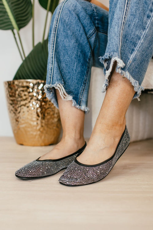 Corky's Black It's A Vibe Flats - Macoma Boutique305 Flats
