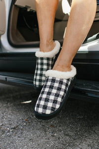 Corky's Black Ivory Check Sleepyhead Shoes
