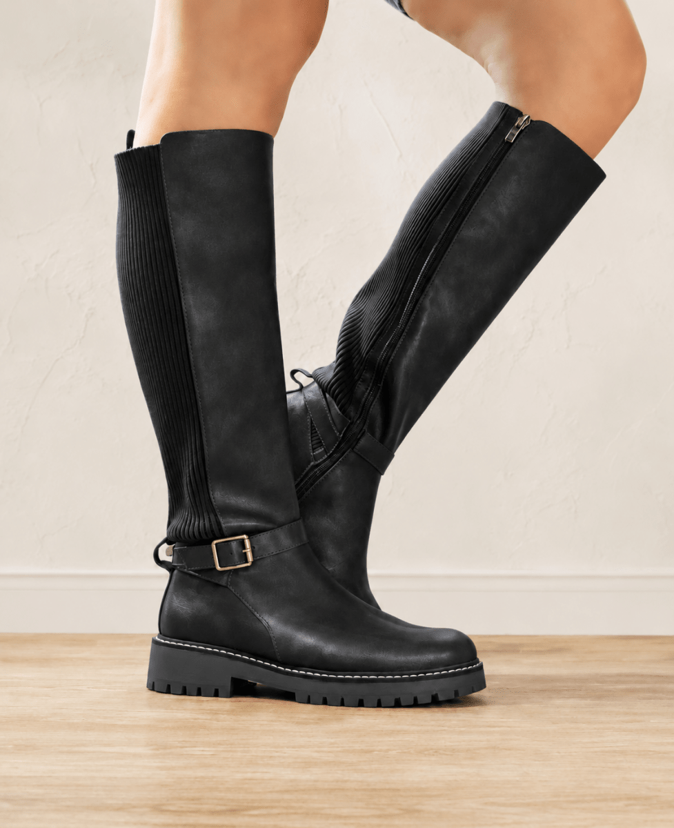 Corky's Black Let's Grab Coffee Boots - Macoma Boutique303 Mules & Boots