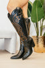 Corky's Black Long Live Cowgirls Boots - Macoma Boutique303 Mules & Boots