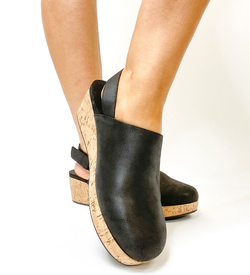 Corky's Black Low Temps Shoes