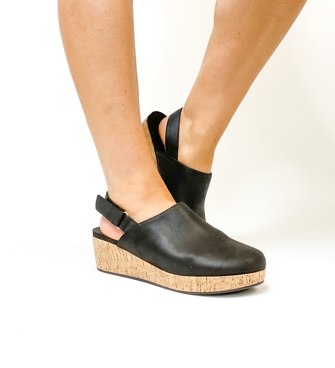 Corky's Black Low Temps Shoes - Macoma Boutique302 Wedges & Heels