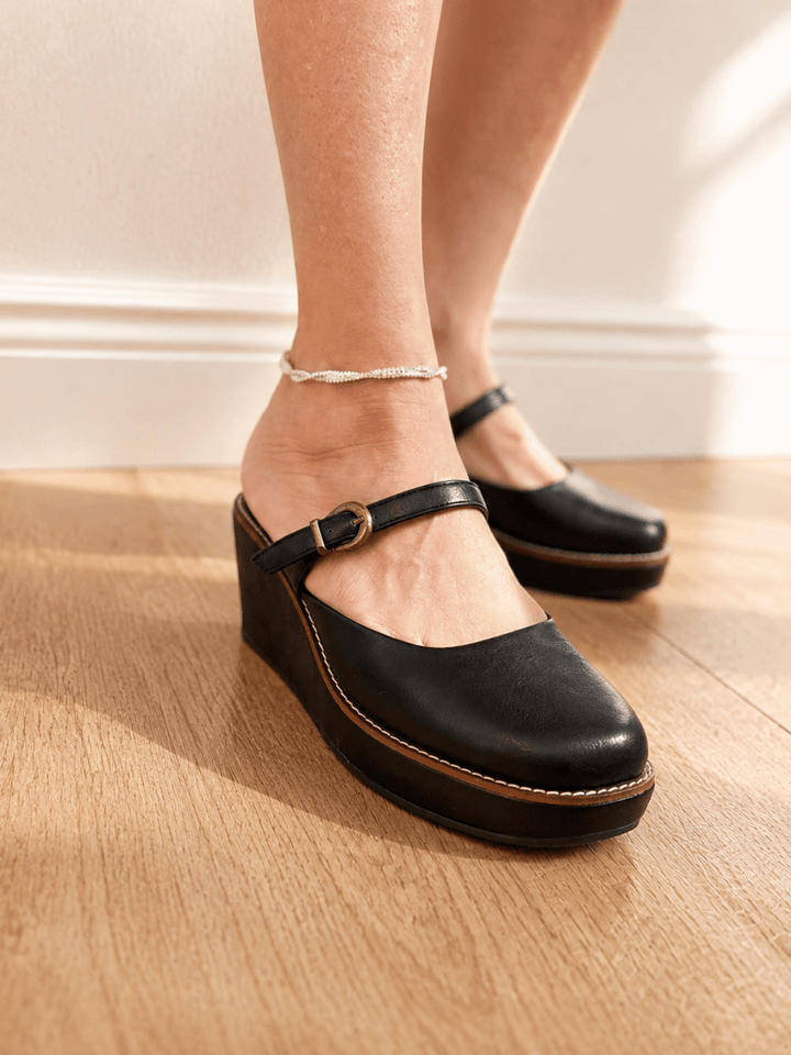 Corky's Black Me Time Wedges - Macoma Boutique302 Wedges & Heels