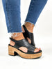 Corky's Black Miss Carley Wedges - Macoma Boutique302 Wedges & Heels