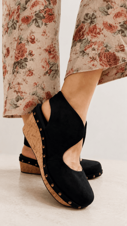 Corky's Black Oh It's You Wedges - Macoma Boutique302 Wedges & Heels