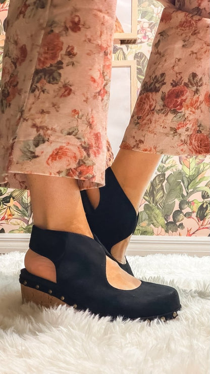 Corky's Black Oh It's You Wedges - Macoma Boutique302 Wedges & Heels