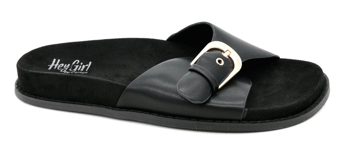 Corky's Black Passport Sandals - Macoma Boutique304 Sandals
