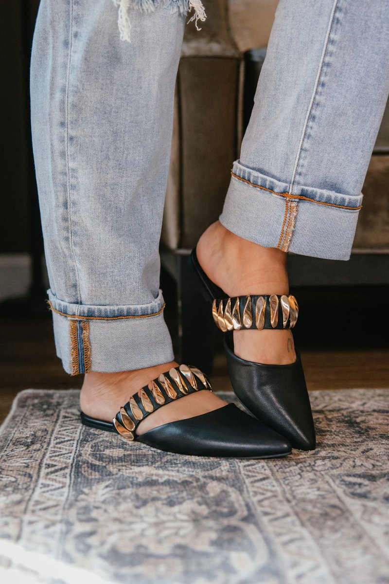 Corky's Black Past Curfew Mules - Macoma Boutique303 Mules & Boots