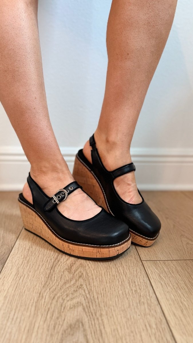 Corky's Black Pity Party Sandals - Macoma Boutique304 Sandals