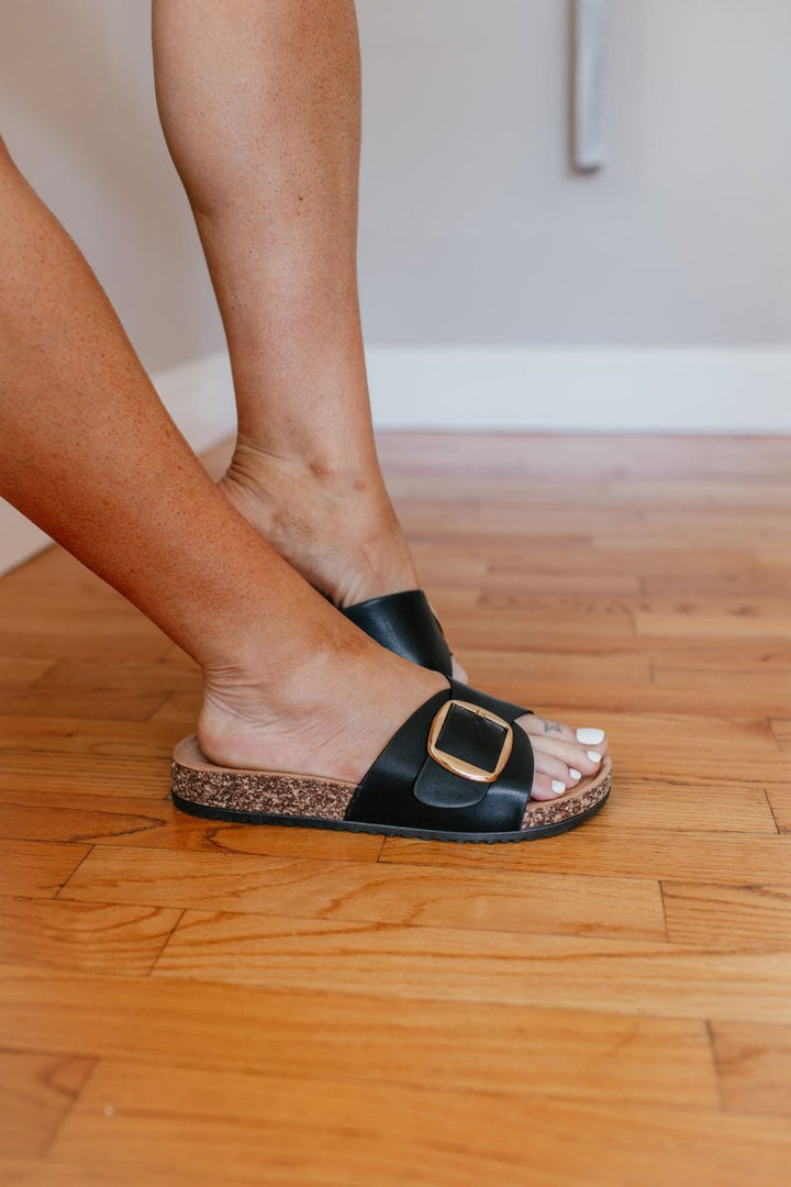 Corky's Black Road Trip Sandals - Macoma Boutique304 Sandals