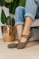 Corky's Black Tan Houndstooth Own It Flats - Macoma Boutique305 Flats
