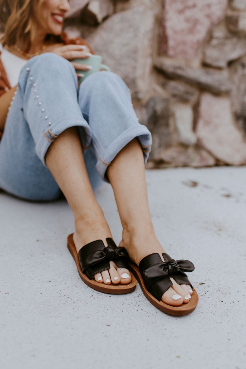 Corky's Black Too Cute Sandals - Macoma Boutique304 Sandals