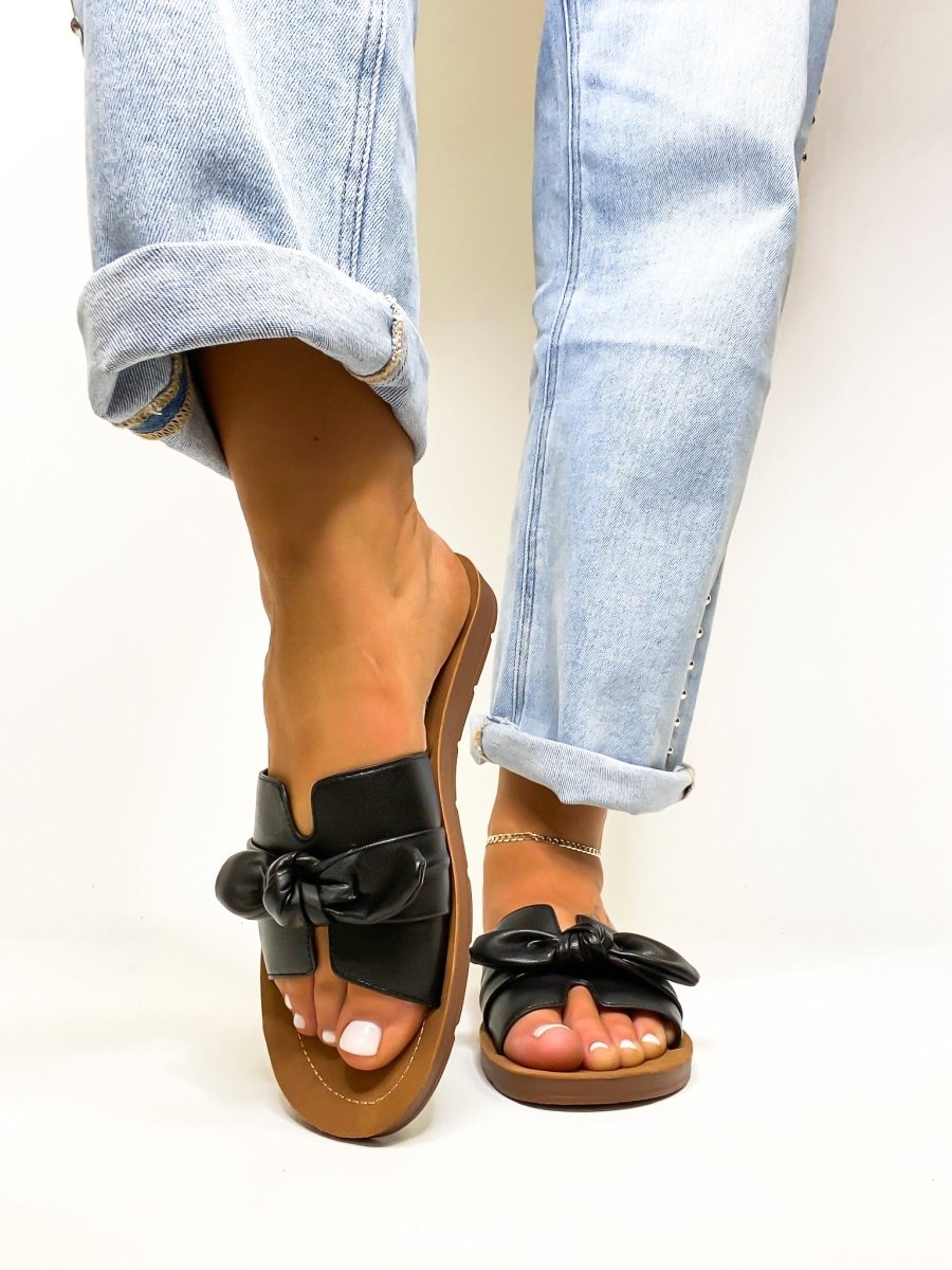 Corky's Black Too Cute Sandals - Macoma Boutique304 Sandals