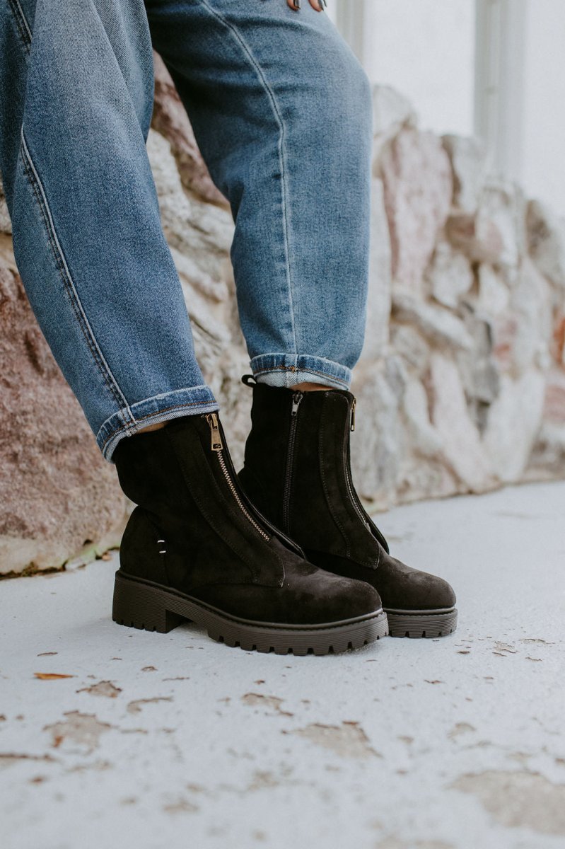 Corky's Black Unzip Me Boots