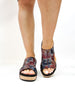 Corky's Black Washed Floral Volta II Sandals - Macoma Boutique302 Wedges & Heels