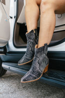 Corky's Black Washed Rhinestone Front Row Boots - Macoma Boutique303 Mules & Boots