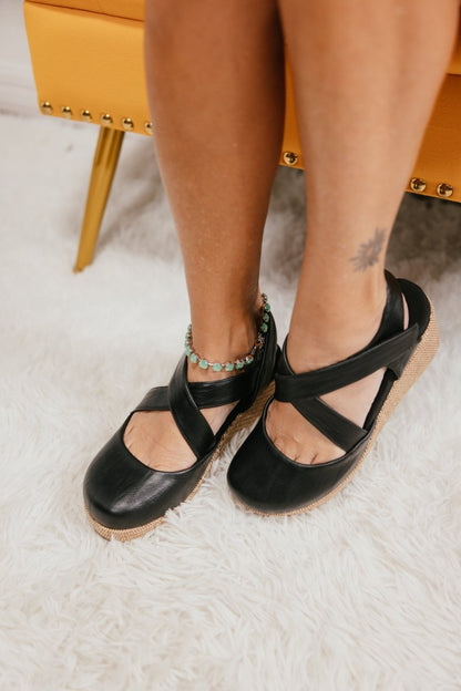 Corky's Black What's The Rush Wedges - Macoma Boutique302 Wedges & Heels
