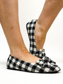 Corky's Black White Check Sugar Rush Flats - Macoma Boutique305 Flats