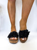 Corky's Black Wildflower Wedges - Macoma Boutique302 Wedges & Heels