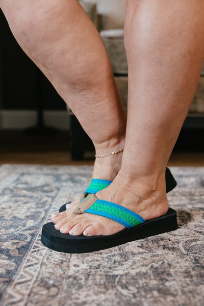 Corky's Blue Green SPF Sandals - Macoma Boutique304 Sandals