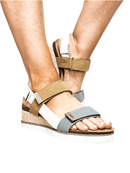 Corky's Blue Multi Roadie Sandals FINAL SALE - Macoma Boutique304 Sandals