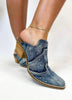 Corkys Blue Washed Denim Tex Mex Boots - Macoma Boutique303 Mules & Boots