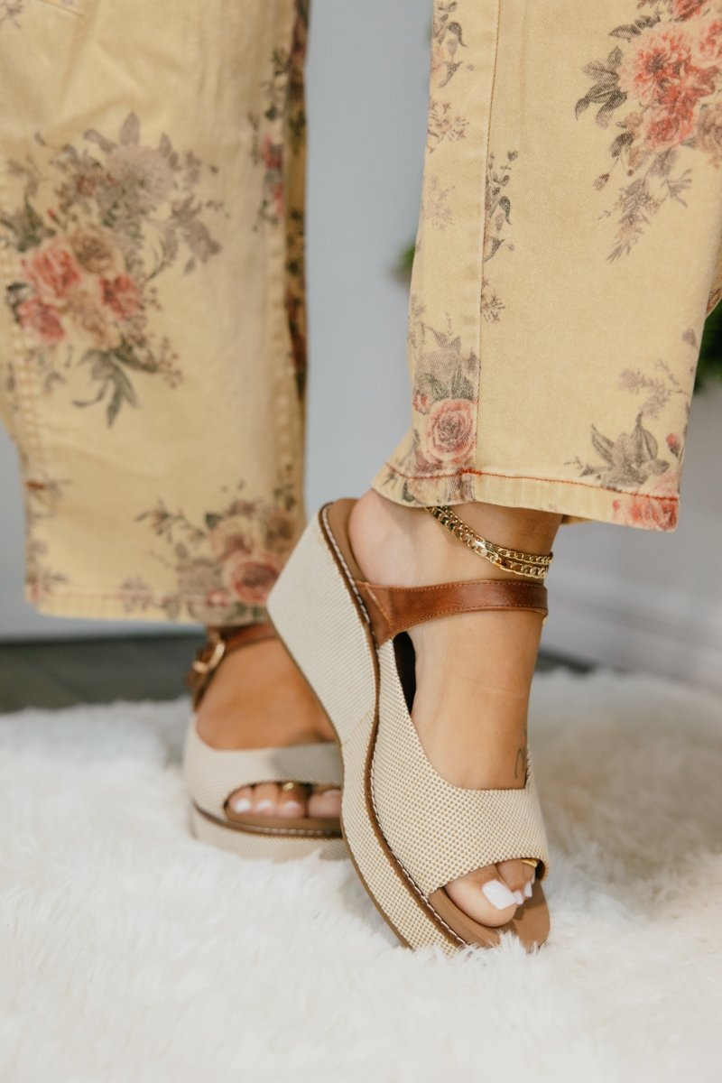 Corky's Bourbon Combo Treat Yourself Wedges - Macoma Boutique302 Wedges & Heels