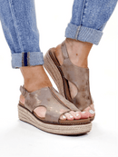 Corky's Bronze Metallic Ready or Not Wedges - Macoma Boutique302 Wedges & Heels