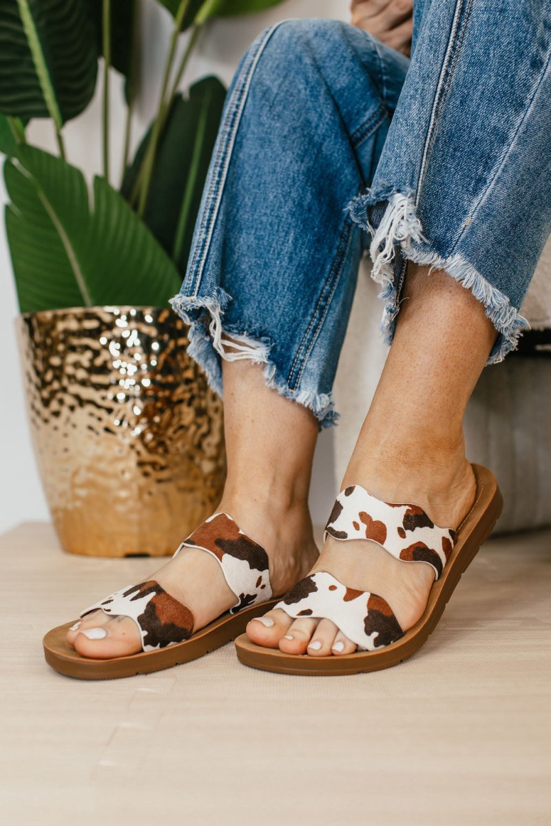 Corky's Brown Cow Wishy Washy Sandals - FINAL SALE