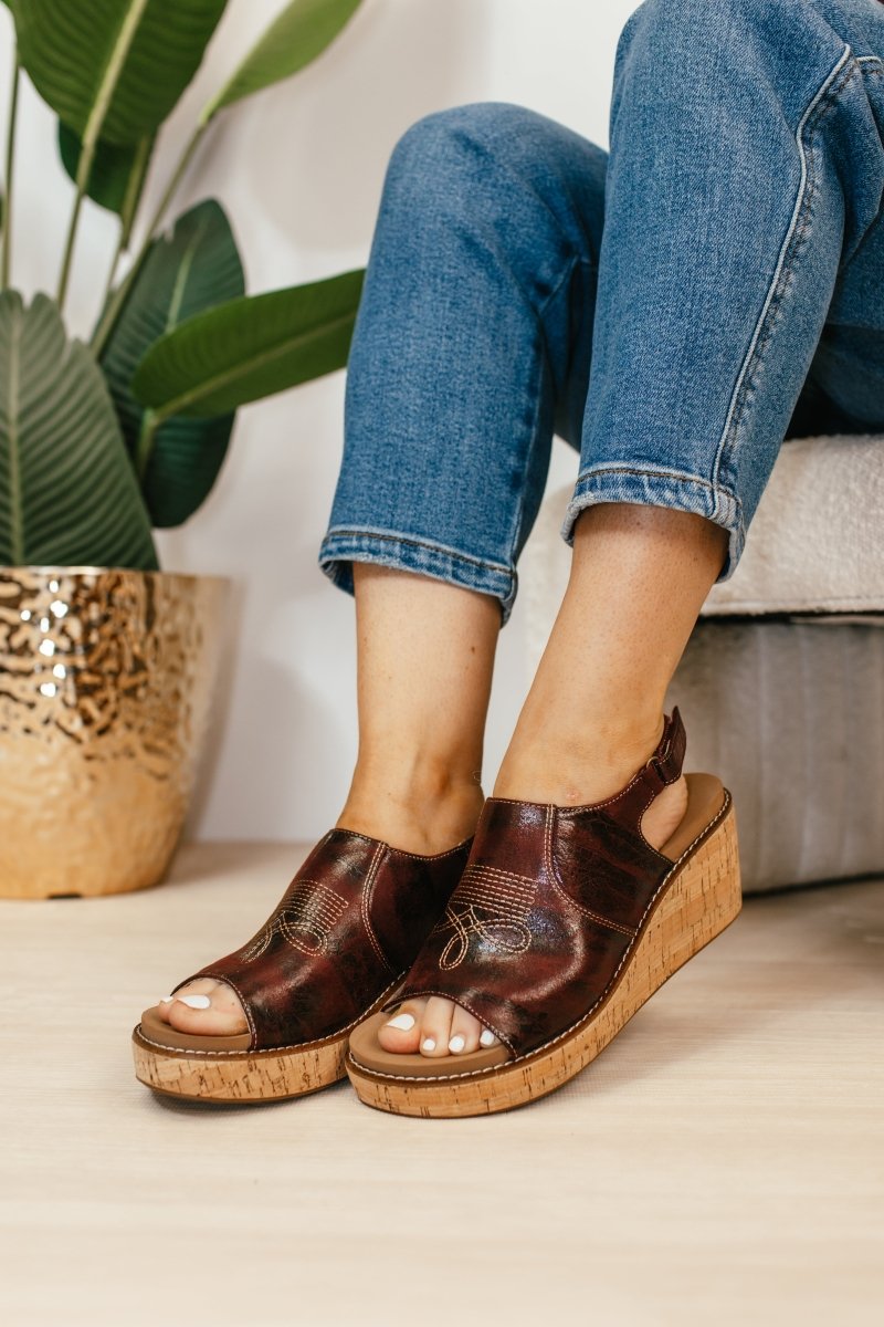Corky's Burgundy Most Wanted Wedges