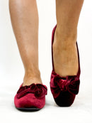 Corky's Burgundy Velvet Sugar Rush Flats - Macoma Boutique305 Flats