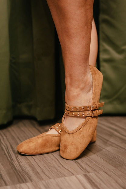 Corky's Camel Faux Suede All Eyes On Me Flats - Macoma Boutique305 Flats