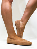 Corky's Camel Faux Suede Don't Be Rude Flats - Macoma Boutique305 Flats