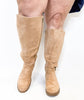 Corky's Camel Faux Suede Hay There Boots Wide Calf Friendly - Macoma Boutique303 Mules & Boots