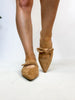 Corky's Camel Faux Suede Knotty But Nice Mules - Macoma Boutique303 Mules & Boots