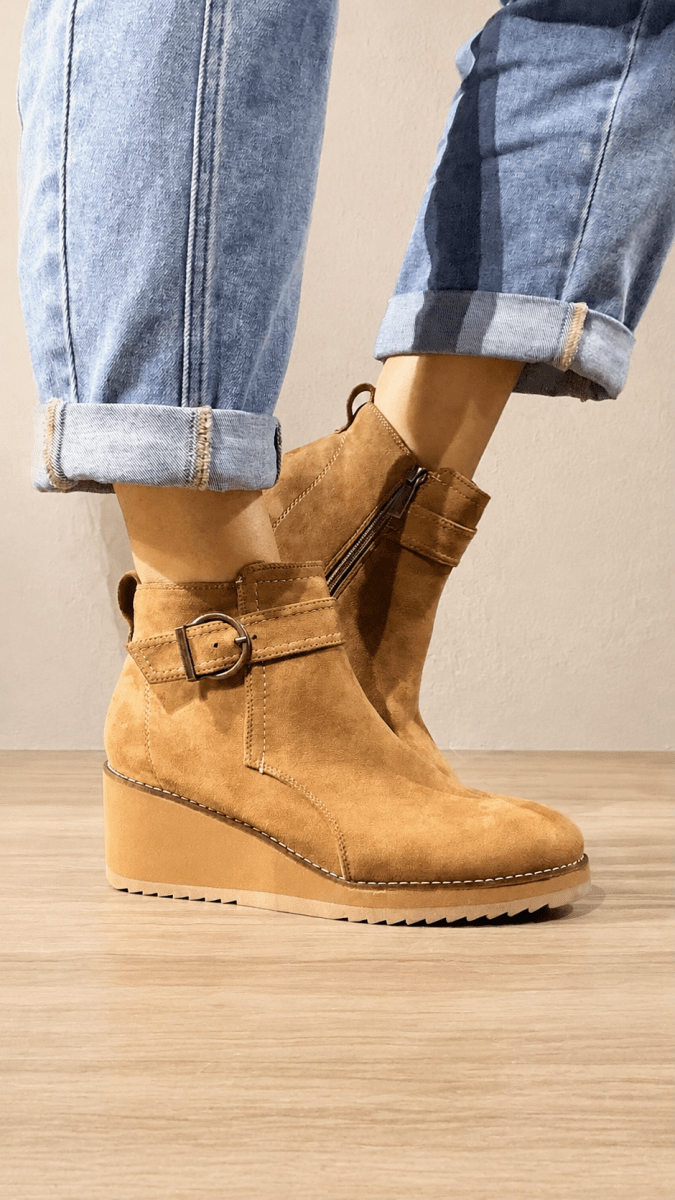 Corky's Camel Intuition Boots - Macoma Boutique303 Mules & Boots