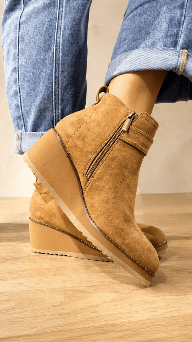 Corky's Camel Intuition Boots - Macoma Boutique303 Mules & Boots