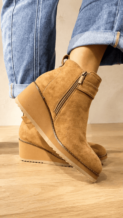Corky's Camel Intuition Boots - Macoma Boutique303 Mules & Boots