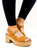 Corky's Camel Miss Behavin Sandals FINAL SALE - Macoma Boutique302 Wedges & Heels